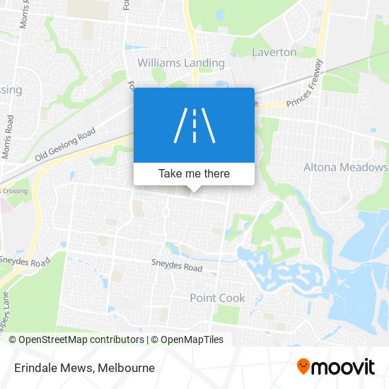 Erindale Mews map