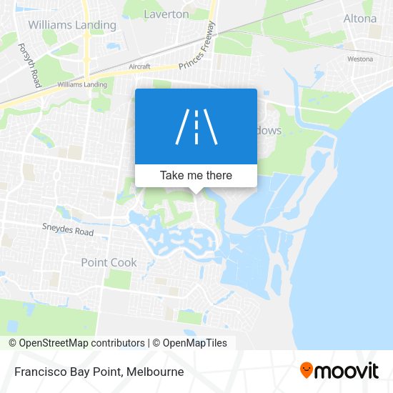 Francisco Bay Point map