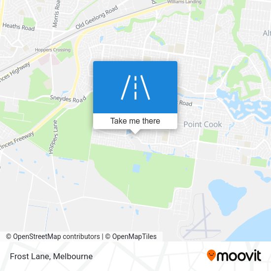 Frost Lane map