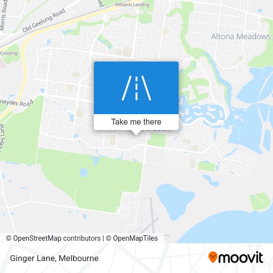 Ginger Lane map