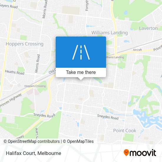 Halifax Court map