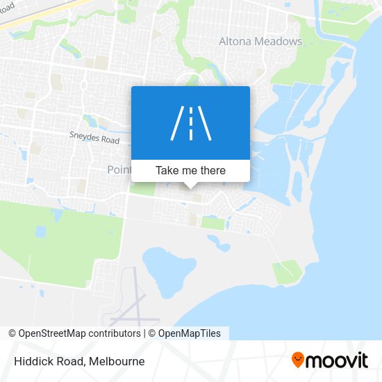 Hiddick Road map