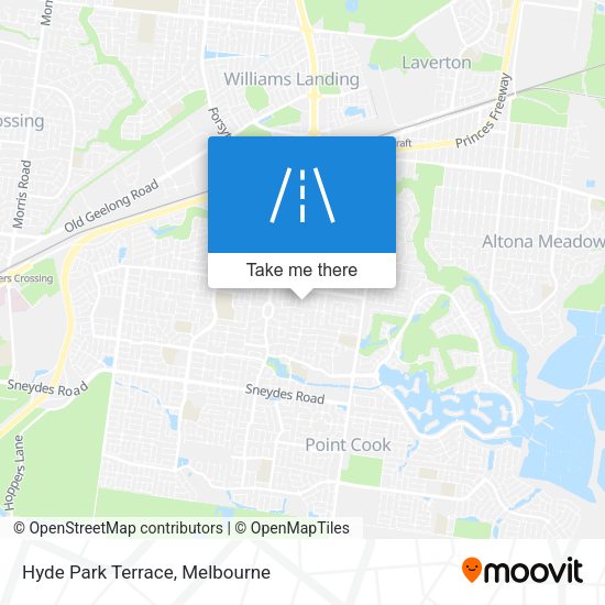 Hyde Park Terrace map