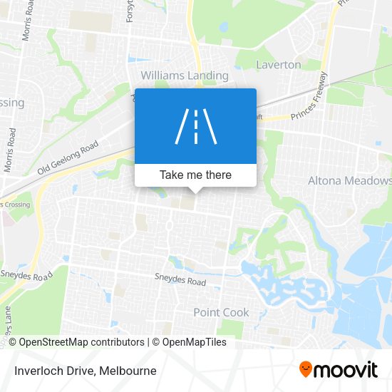 Inverloch Drive map