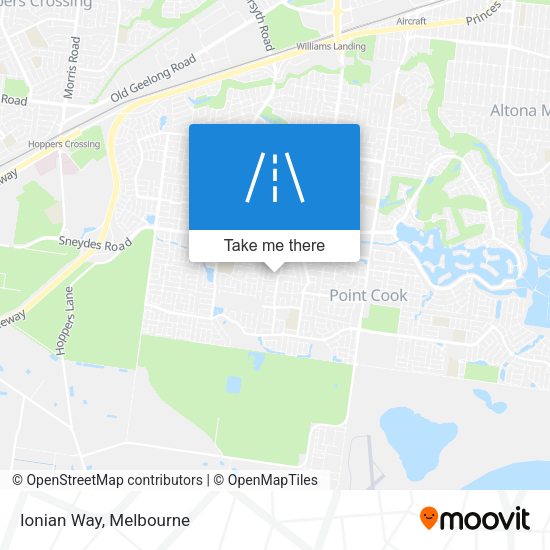 Ionian Way map