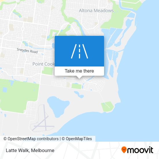 Latte Walk map