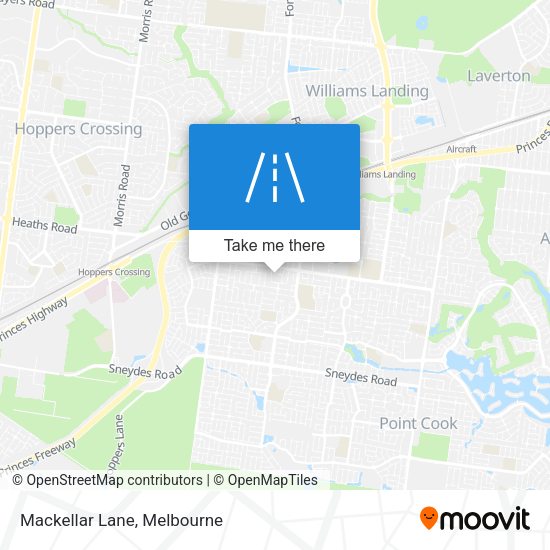 Mackellar Lane map