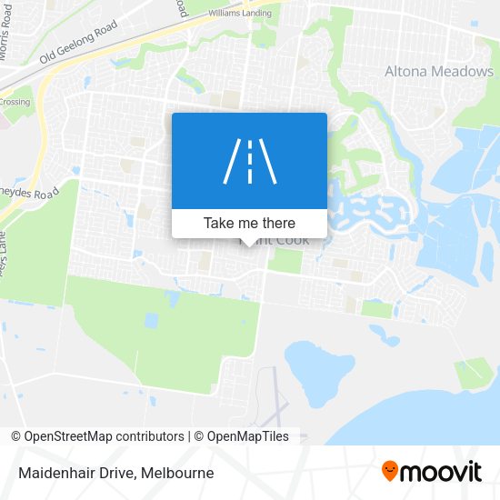 Maidenhair Drive map