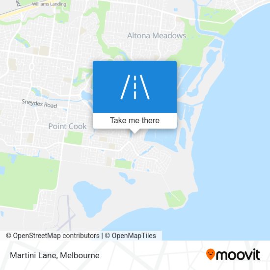 Martini Lane map