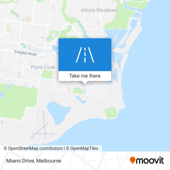 Miami Drive map