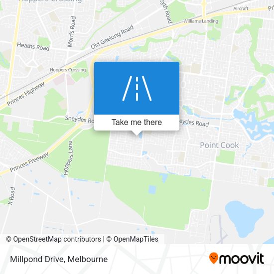 Millpond Drive map
