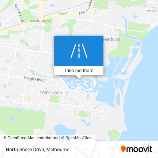 North Shore Drive map
