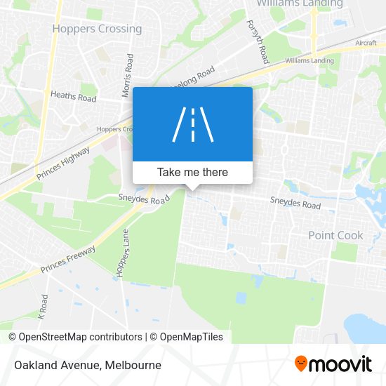 Oakland Avenue map