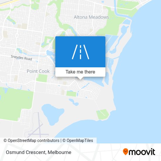 Osmund Crescent map
