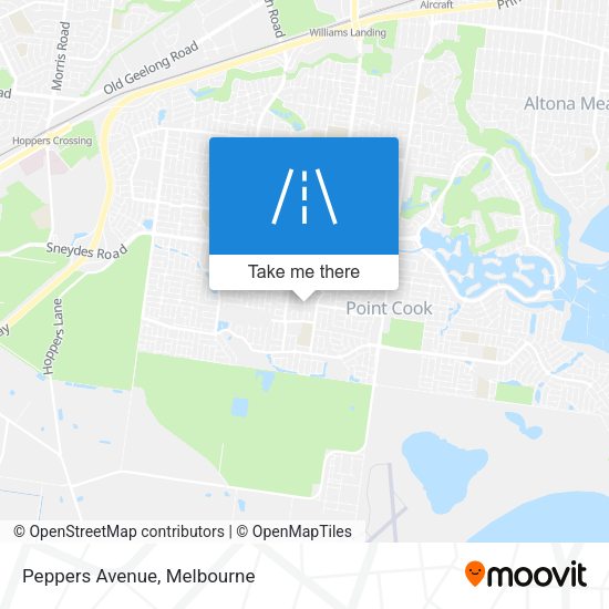 Peppers Avenue map