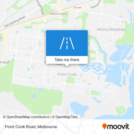 Point Cook Road map