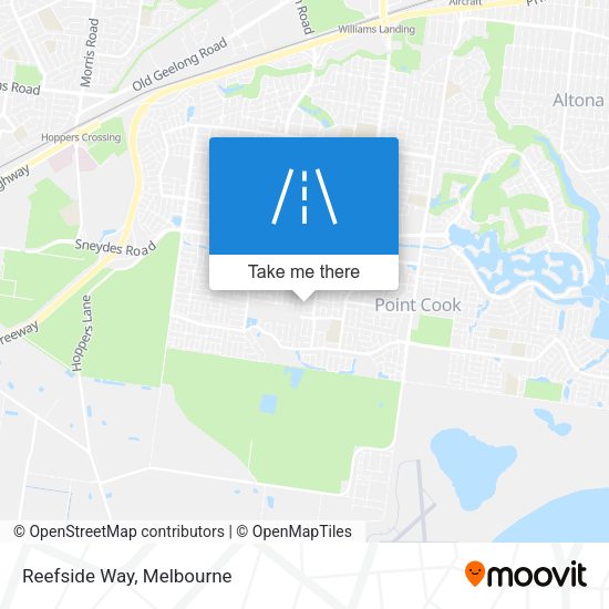 Reefside Way map