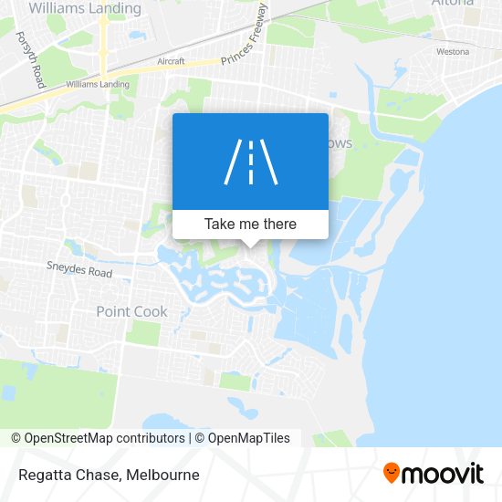 Regatta Chase map