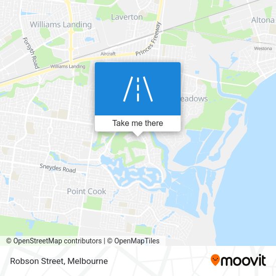 Robson Street map