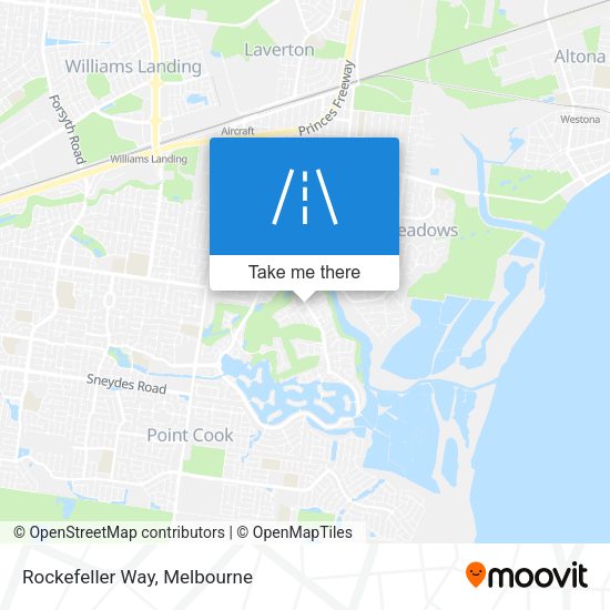 Rockefeller Way map