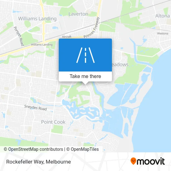 Mapa Rockefeller Way