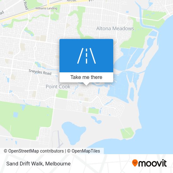 Sand Drift Walk map