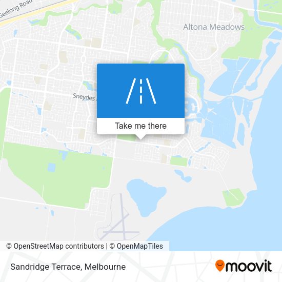 Sandridge Terrace map
