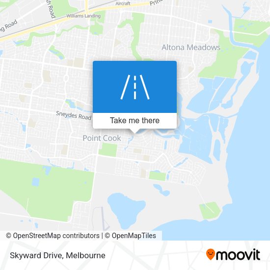 Skyward Drive map