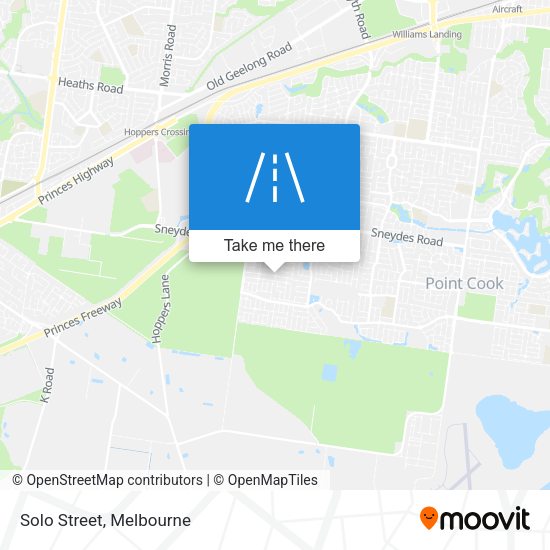 Solo Street map