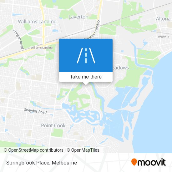 Springbrook Place map