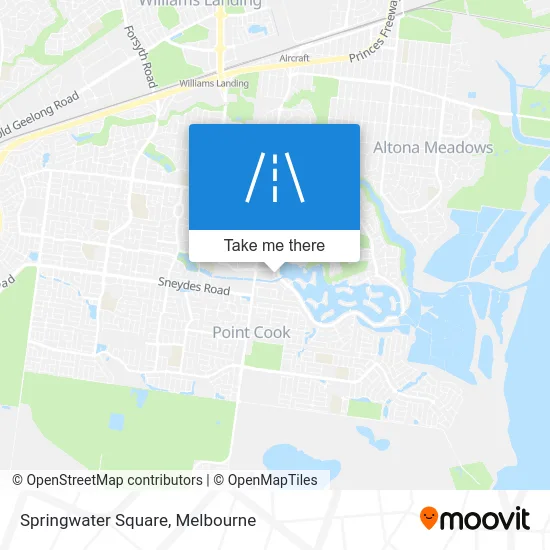 Mapa Springwater Square