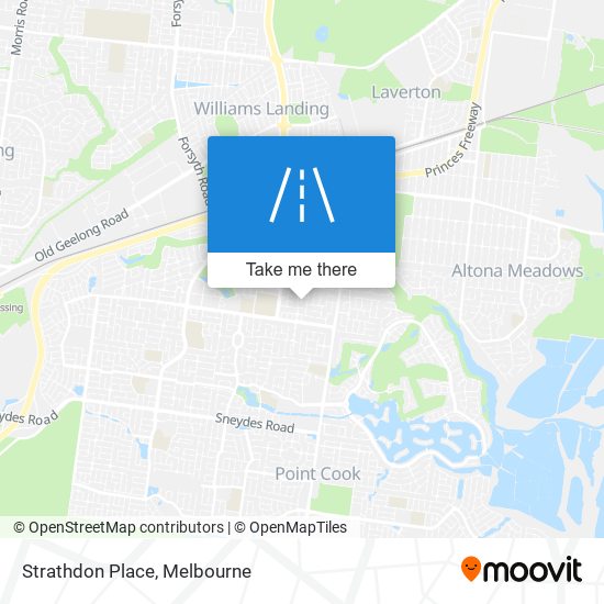 Strathdon Place map