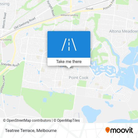 Teatree Terrace map