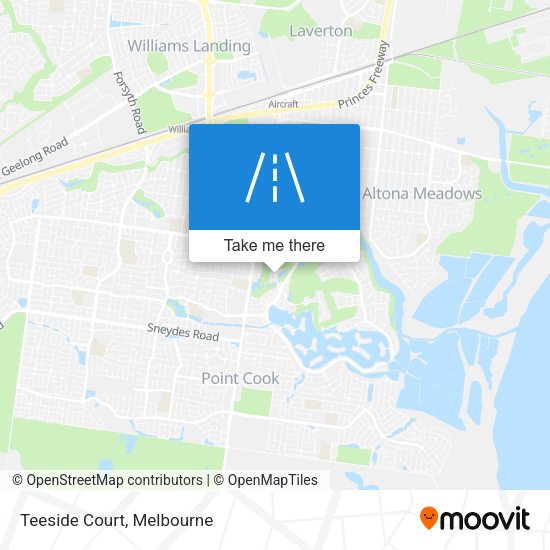 Teeside Court map