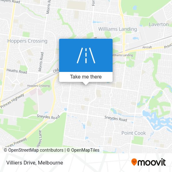 Villiers Drive map