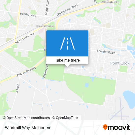 Windmill Way map