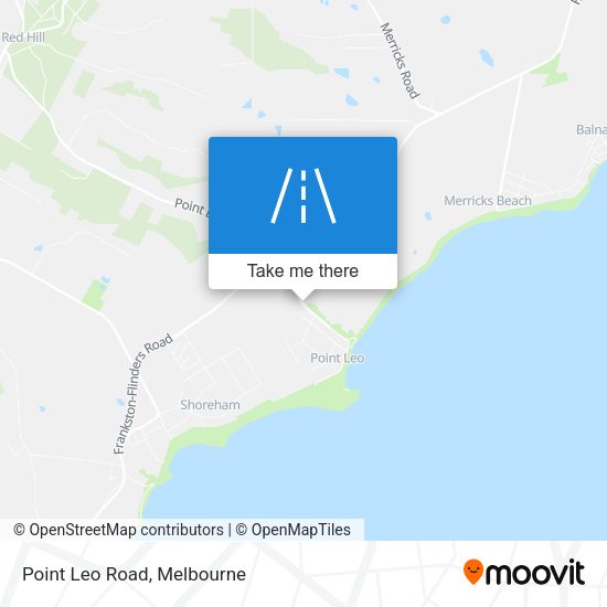 Point Leo Road map