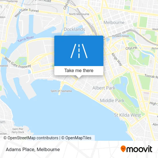 Adams Place map