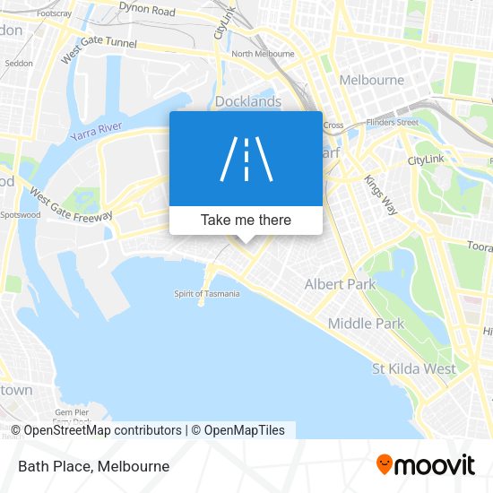 Bath Place map