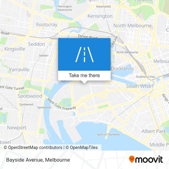Bayside Avenue map