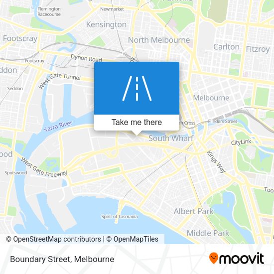 Boundary Street map