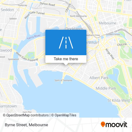 Byrne Street map