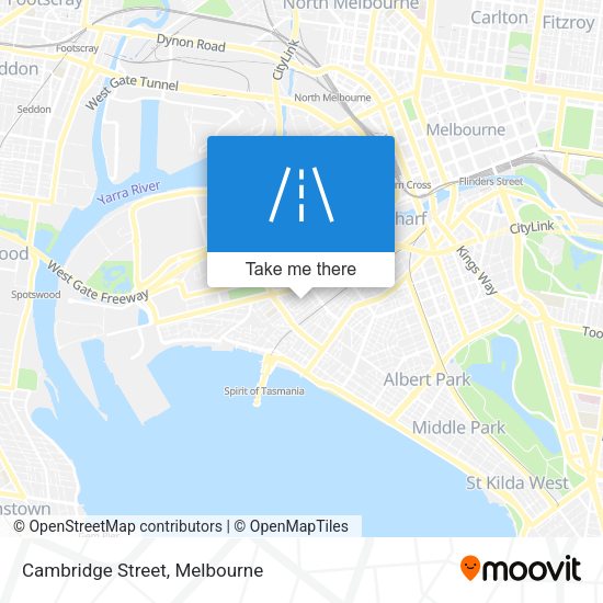 Cambridge Street map