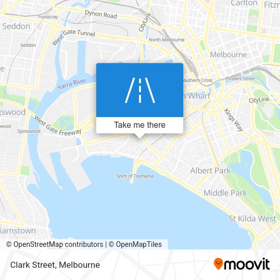 Clark Street map