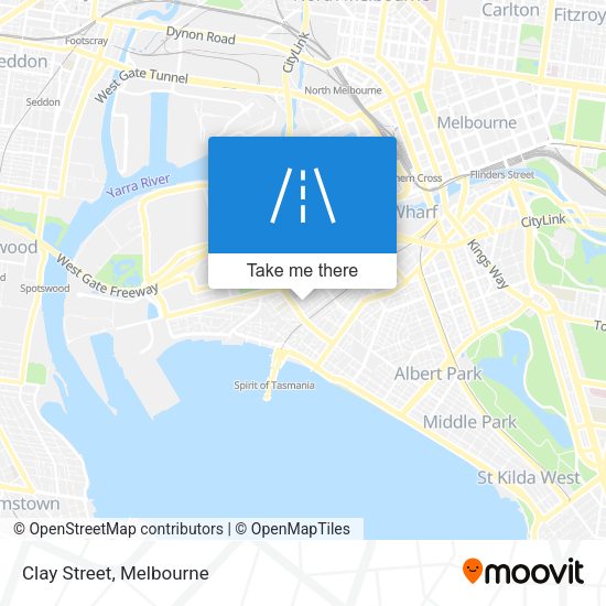 Clay Street map