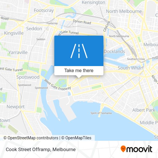 Cook Street Offramp map
