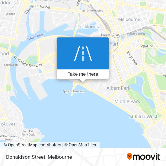 Donaldson Street map