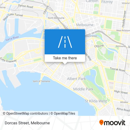 Dorcas Street map