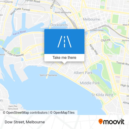 Dow Street map