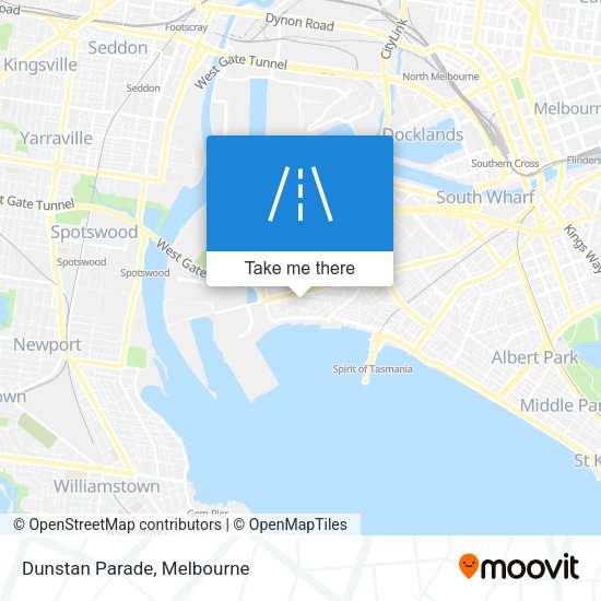 Dunstan Parade map